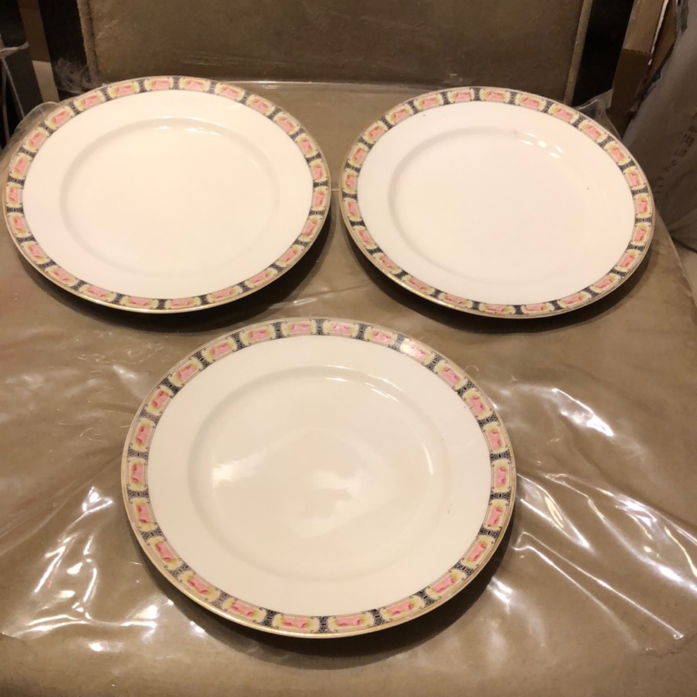 Beautiful Vintage Pink Rose China Plates - Picture 6 of 7